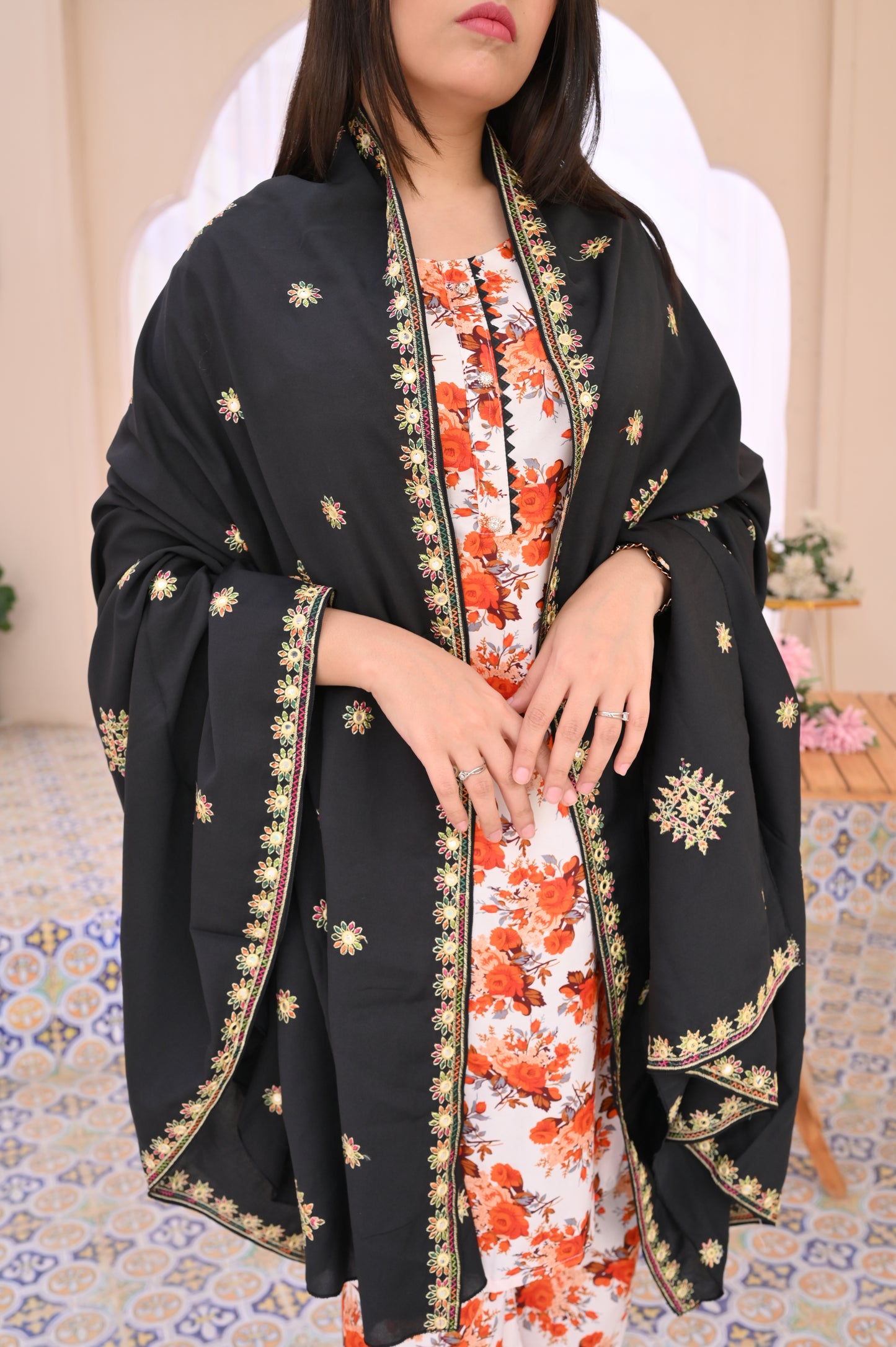 Premium Swiss Lawn Shawl