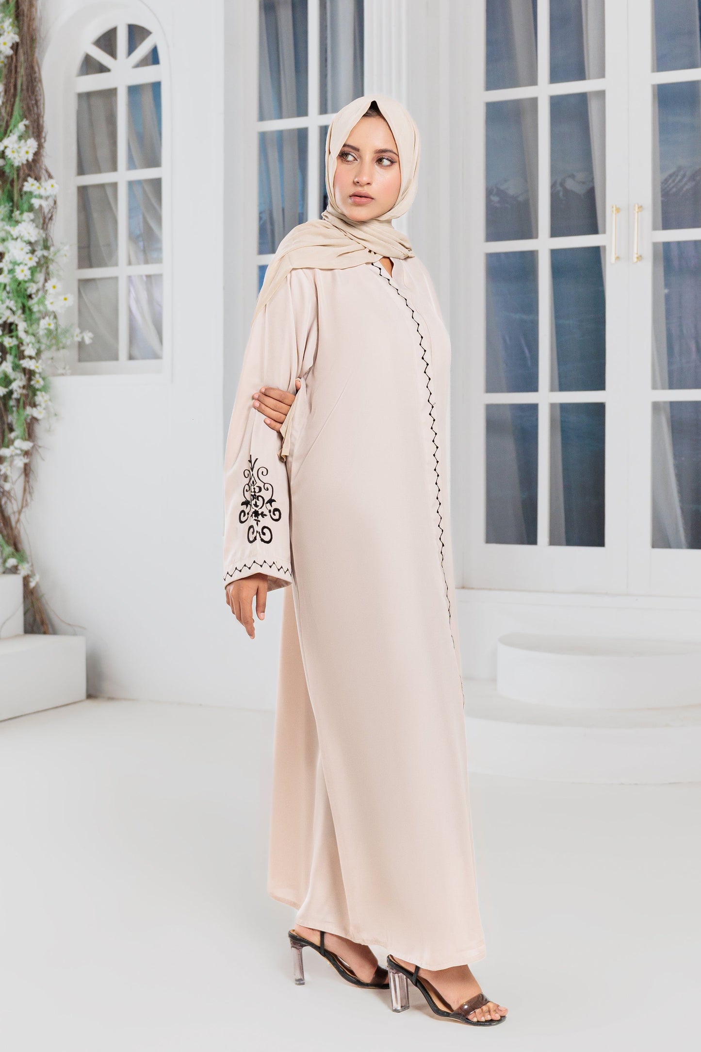 Latifa Abaya with Hijab