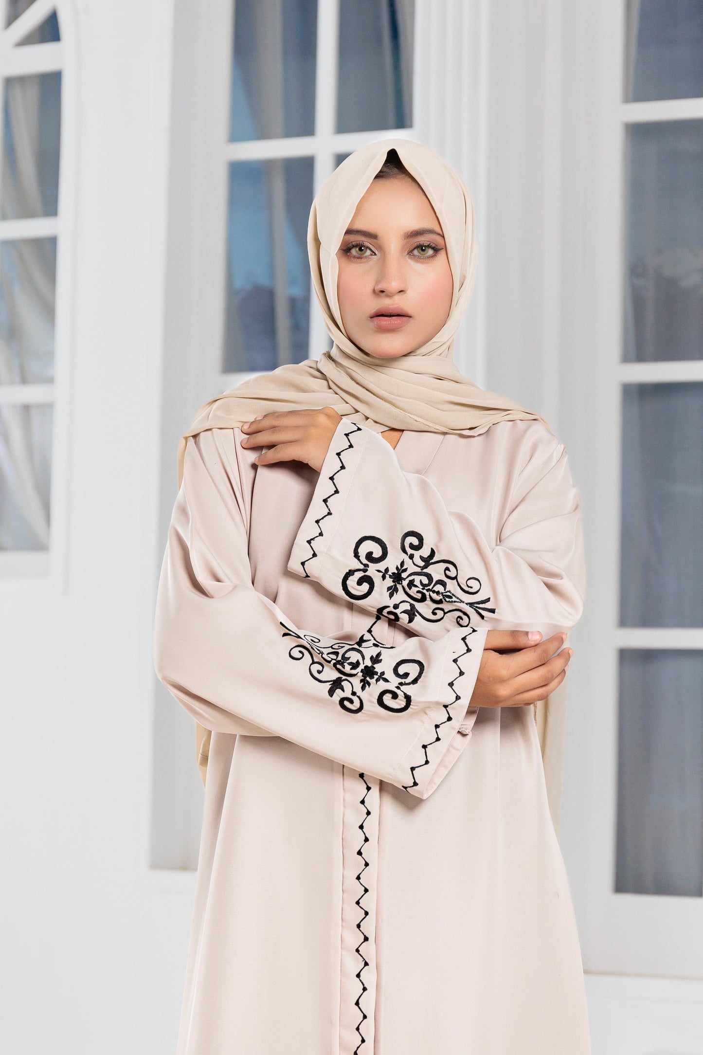 Latifa Abaya with Hijab