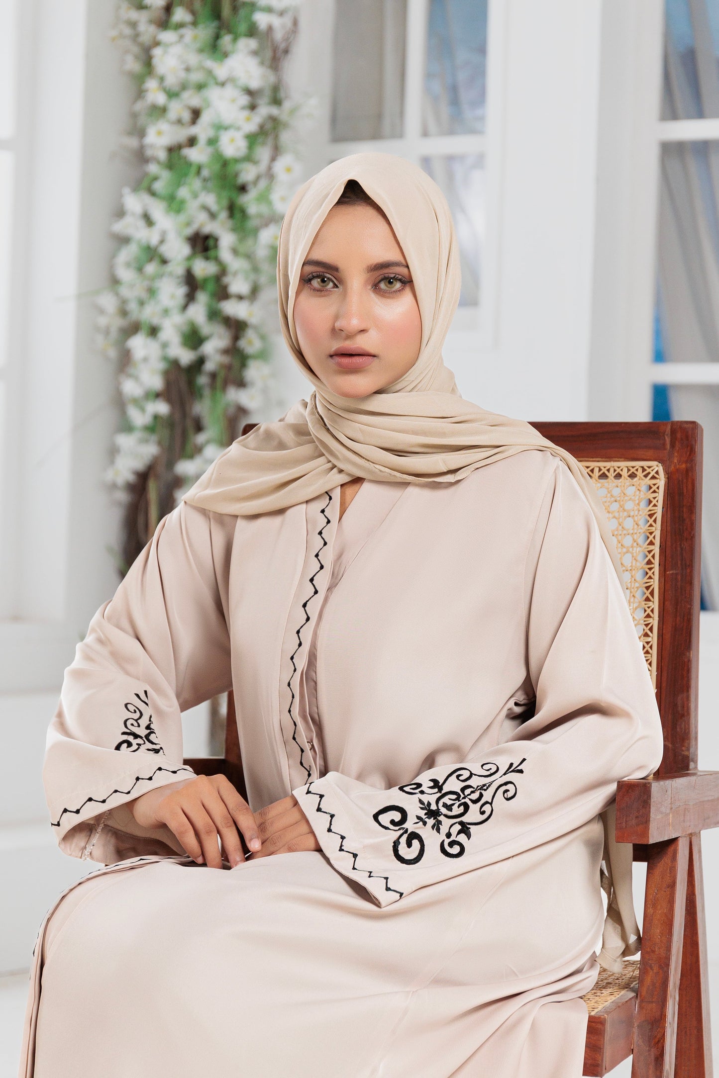 Latifa Abaya with Hijab