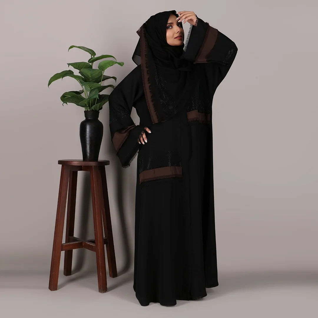 Classic Black Grace Abaya with Hijab