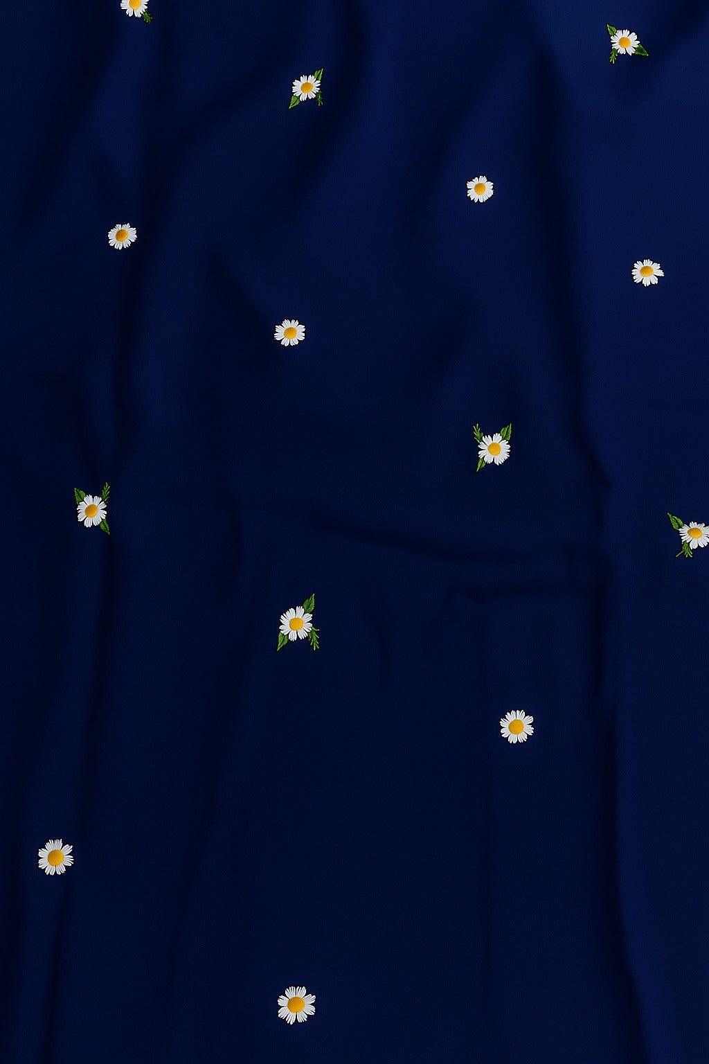 Embroidered Swiss Lawn Namaz Chadar with Sleeves – Navy Blue