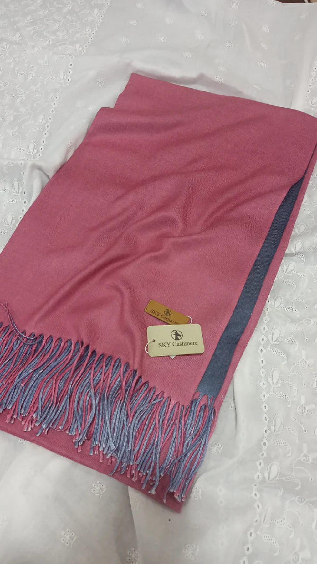 Two tone shawl