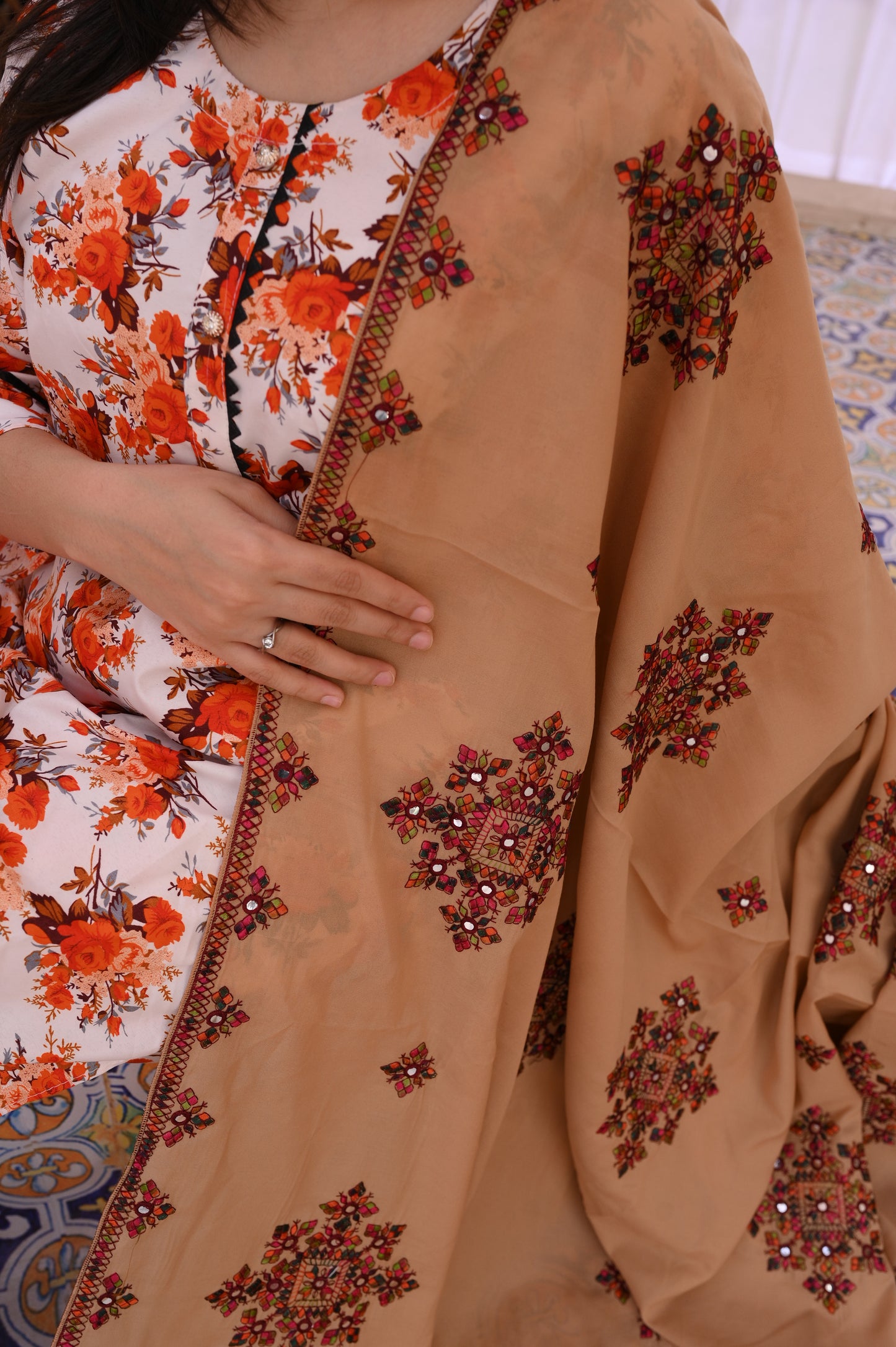 Premium Swiss Lawn Shawl