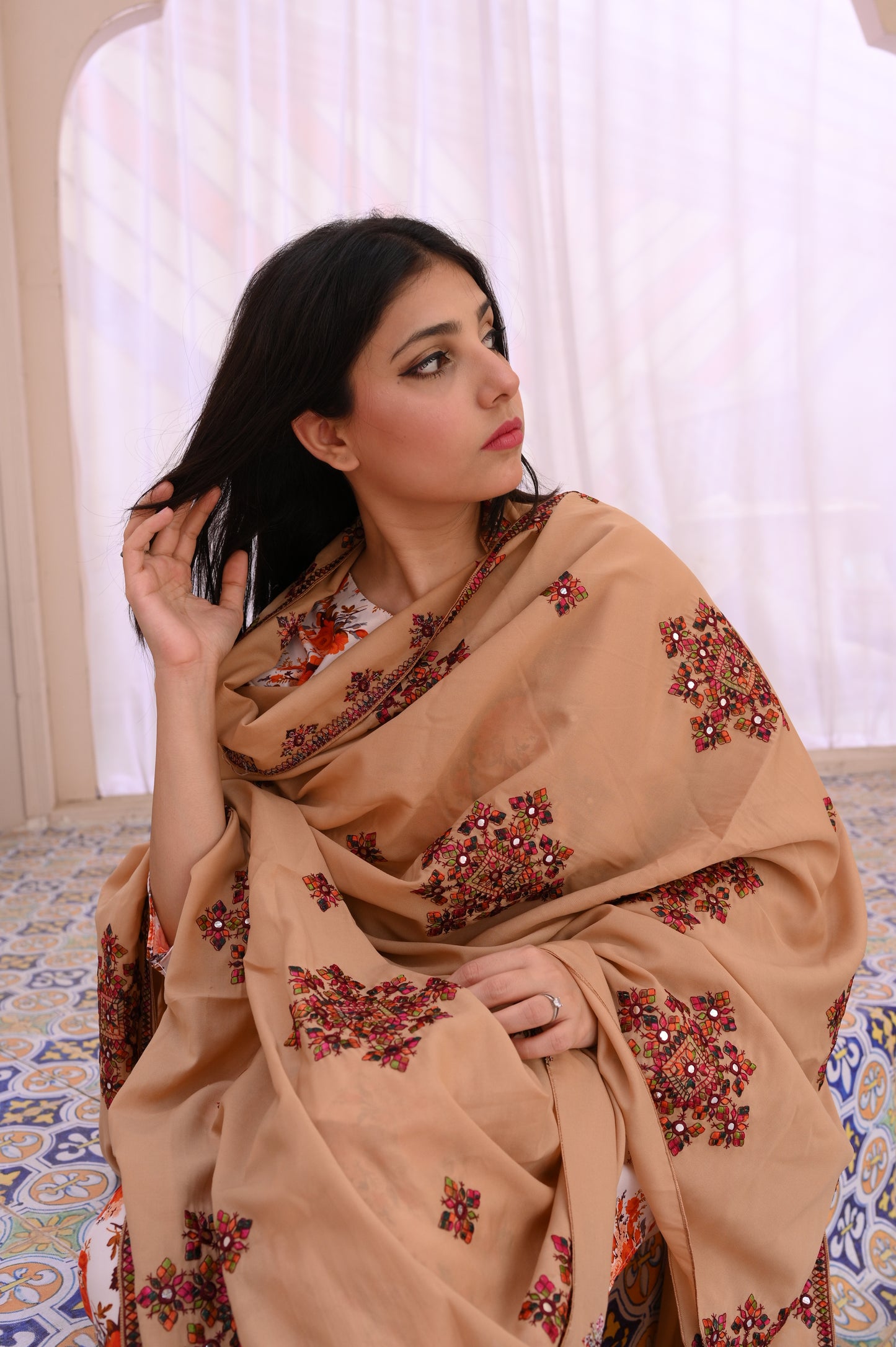 Premium Swiss Lawn Shawl