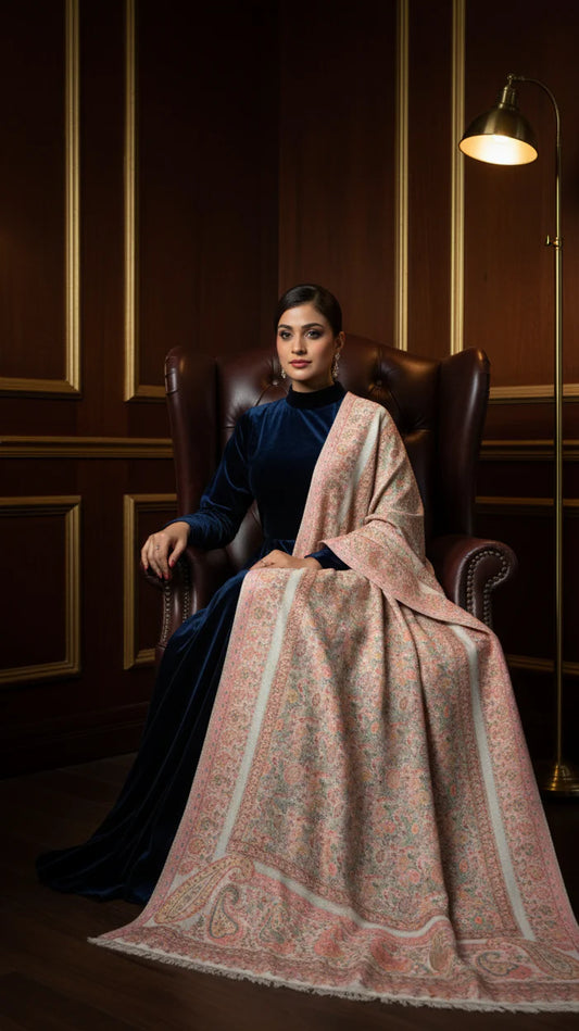 KANI SHAWL - Soft Cream