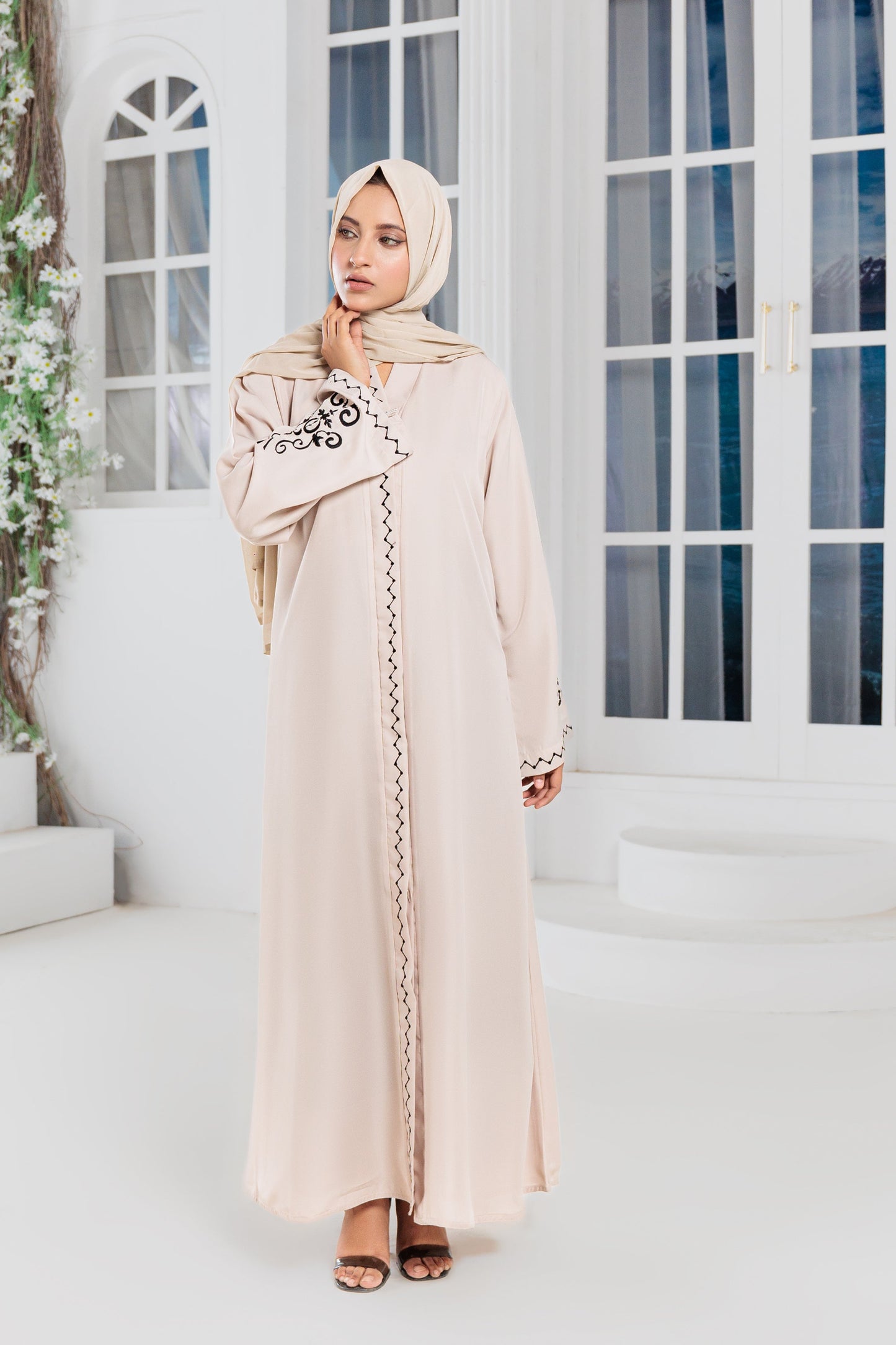 Latifa Abaya with Hijab