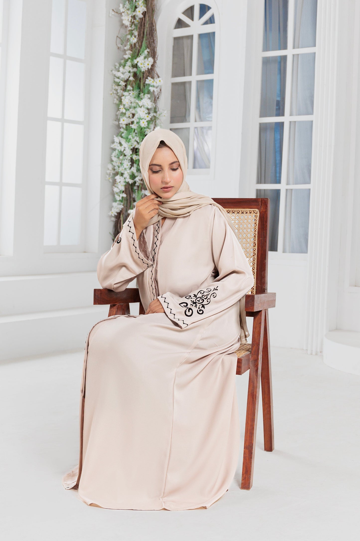 Latifa Abaya with Hijab