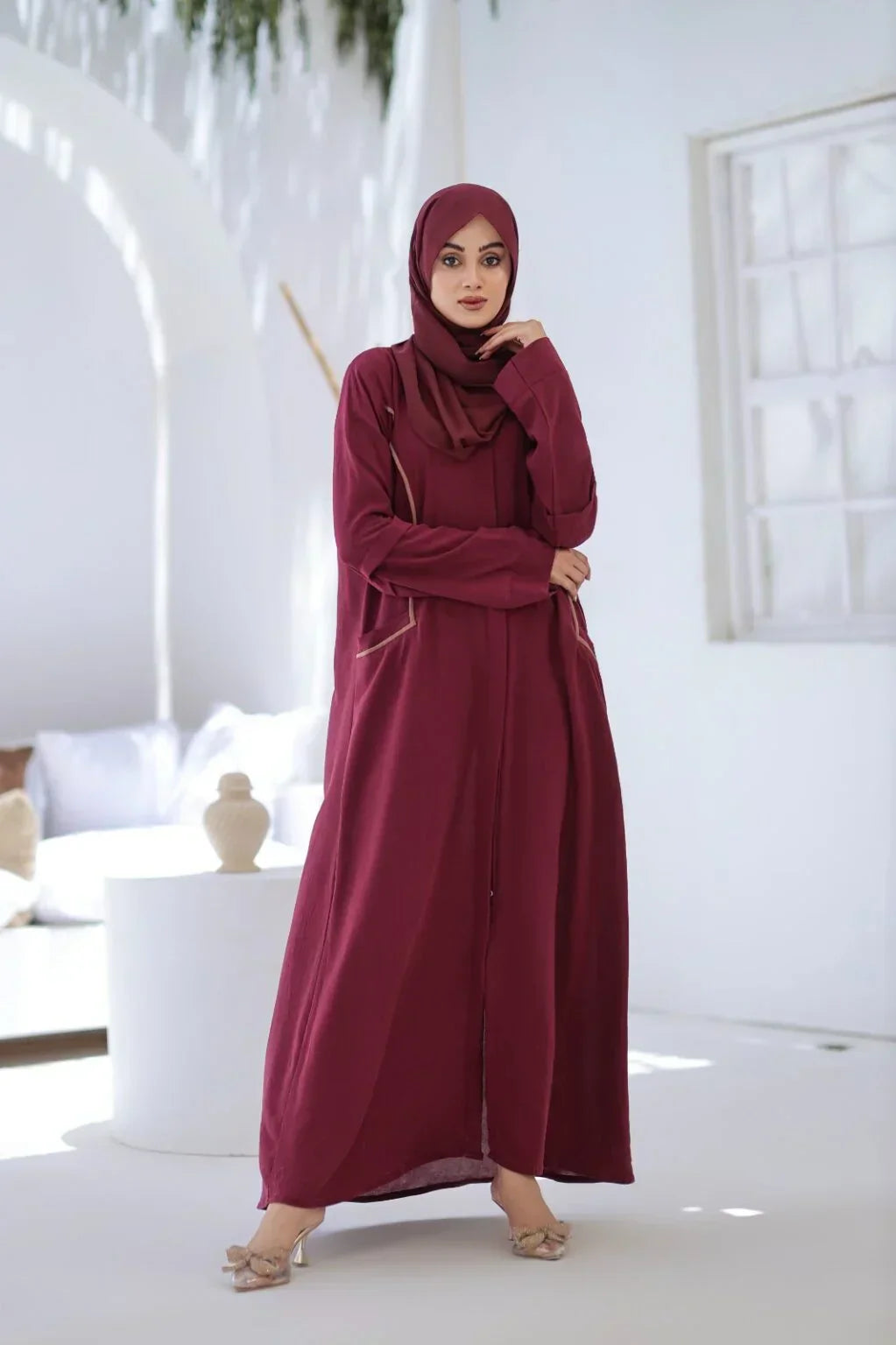 Pocketed Grace Abaya with Hijab