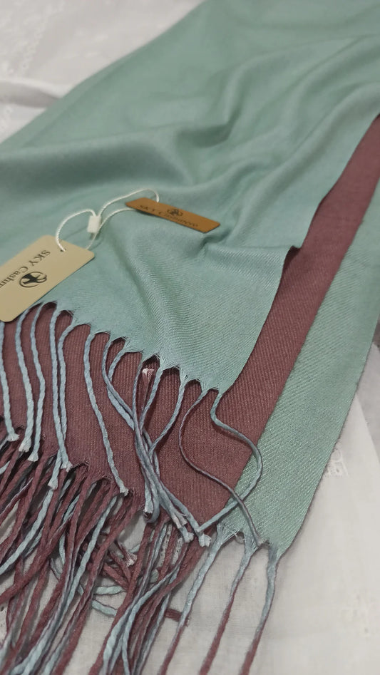 Two tone shawl